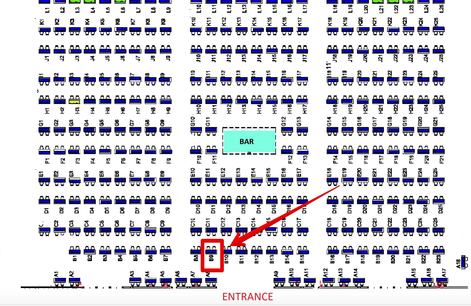 Affiliate Summit West 2018 Meet Market Map