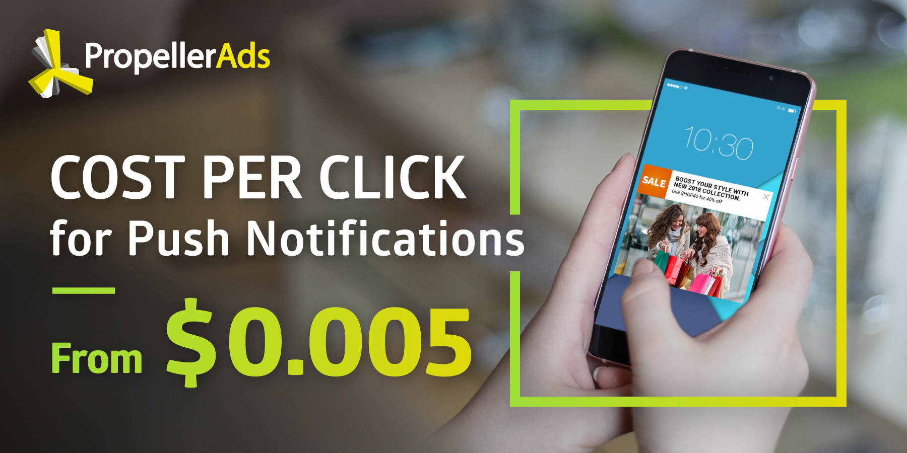 ew Bidding Model! Cost per Click is Now Available for Native Push Notifications