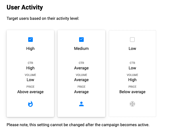 multiple user activity groups